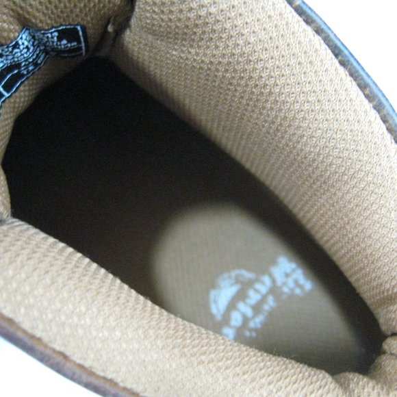 Dr Martens Mens Kameron Brown Leather Boots Sz 7 M Distressed AirWair Chukka Doc - Picture 5 of 7